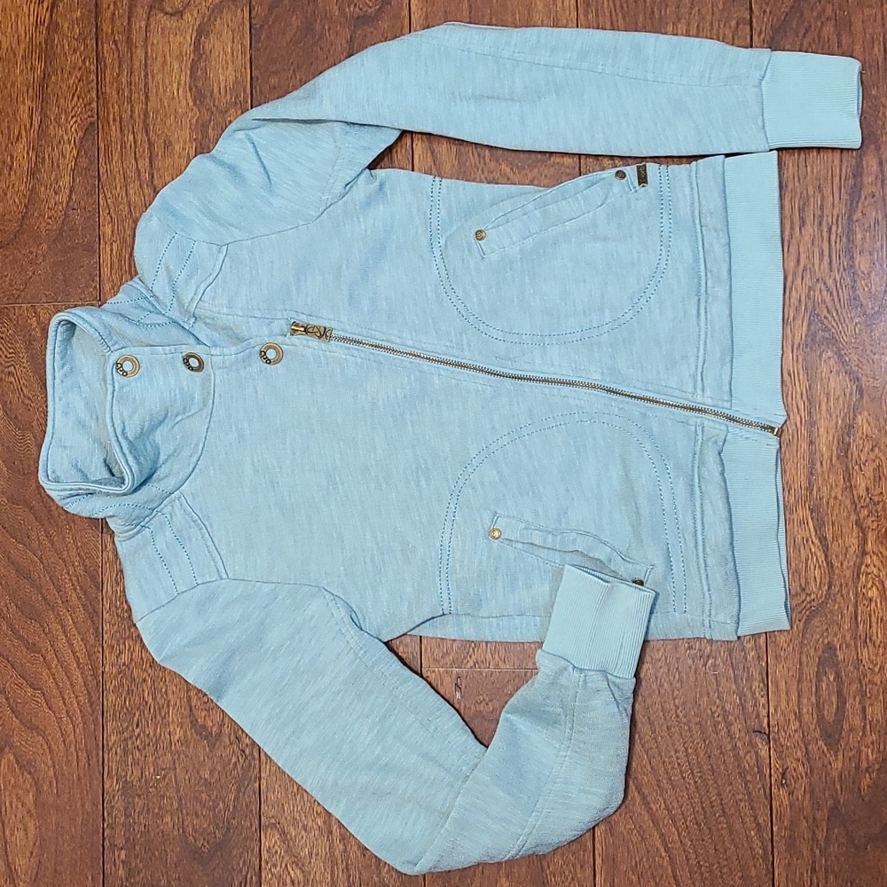 ORB Women's Sweater Zip-up Bomber